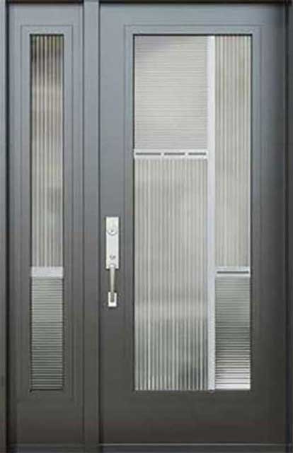 modern-single-grey-steel-door-with-glass-insert